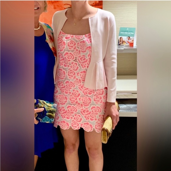 Lilly Pulitzer Beth Rose Lace Slip Dress - Picture 4 of 14